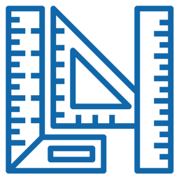 Stucco ruler icon